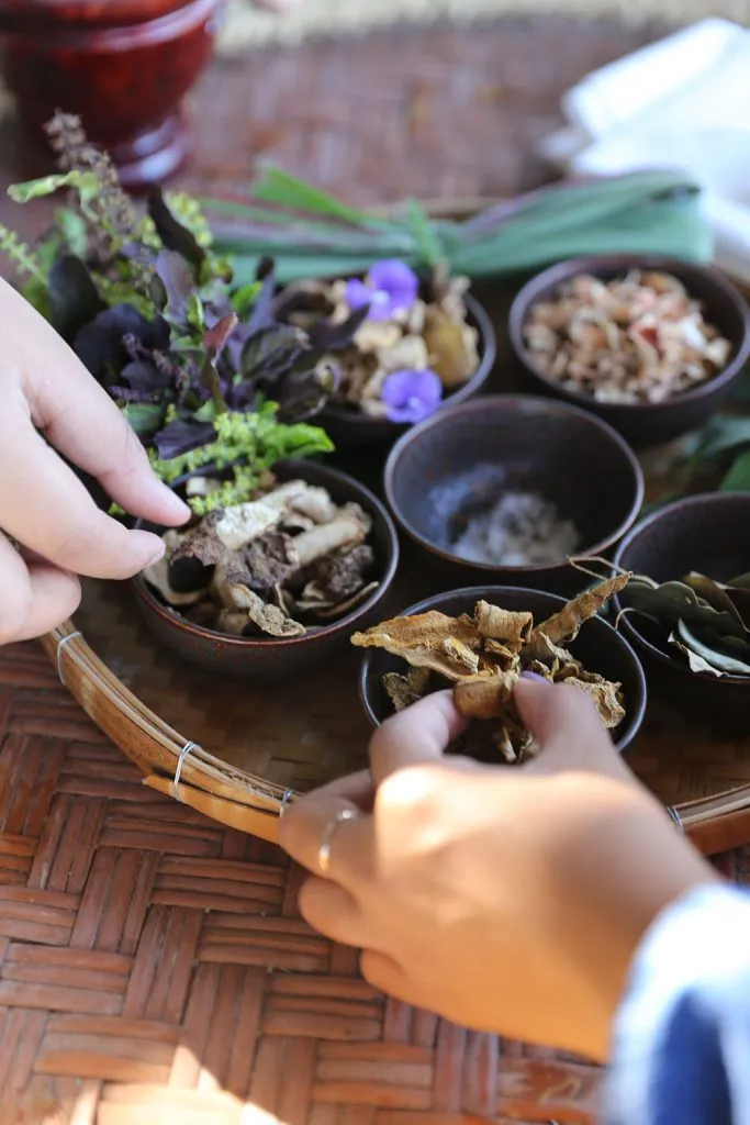 Thai herbs & indigo tie-dye / สมุนไพรและย้อมคราม